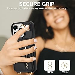 Jcxtrombulous Crossbody Wallet Case for iPhone 13