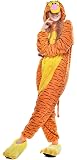 NEWCOSPLAY Halloween Adult Jump Jump Tiger Pajamas Sleepwear Animal Cosplay Costume