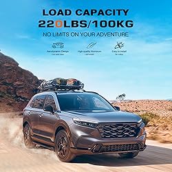 Wonderdriver Roof Rack Cross Bars 220lbs Fit for
