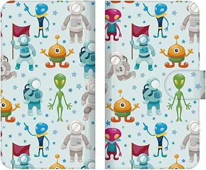 Amazon Co Jp Docomo Xperia エクスペリア Xa So 05h 専用 手帳型 ケース スタンド機能 カメラ穴 ありポップ イラスト A12 宇宙人nm2nv M Soyxa Poila12 家電 カメラ