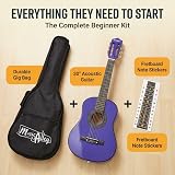 Music Alley 30 Inch Junior Classical Acoustic Guitar for Kids with Bag view 4