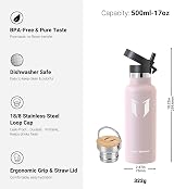 Super Sparrow 500ml Stainless Steel Water Bottle Vacuum Insulated BPA Free view 3