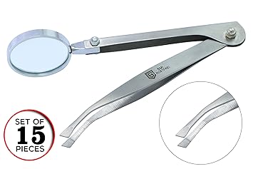 Amazon Com Smi 13 Cm Professional Eyebrow Tweezers With