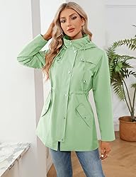 LOMON Women Waterproof Outdoor Hiking Raincoat