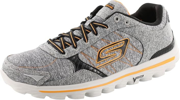 skechers go walk 2 mens orange