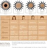 BESTOOL Round Brush for Blow-Drying 22mm Barrel Boar Bristles Nylon Pins view 7