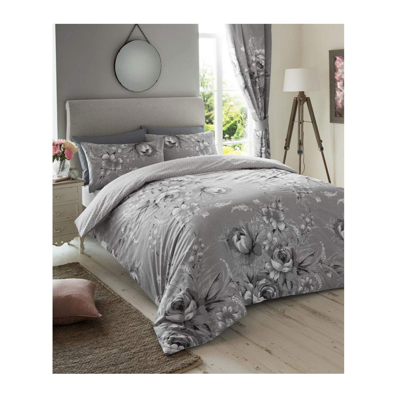 Gaveno Cavailia Luxurious Annie Bed Set with Duvet Cover and Pillow Cases, Polycotton, Mono, Single