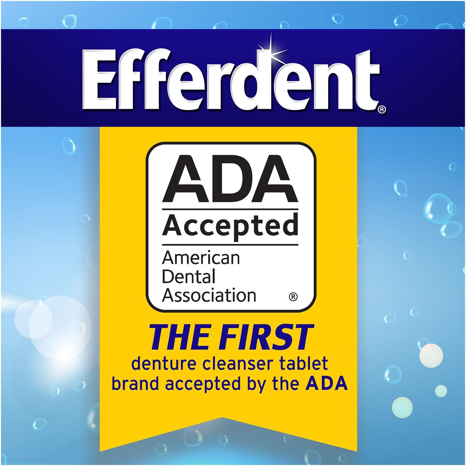 Efferdent Plus Mint Anti-Bacterial Denture Cleanser | 90 Tablets: Health & Personal Care