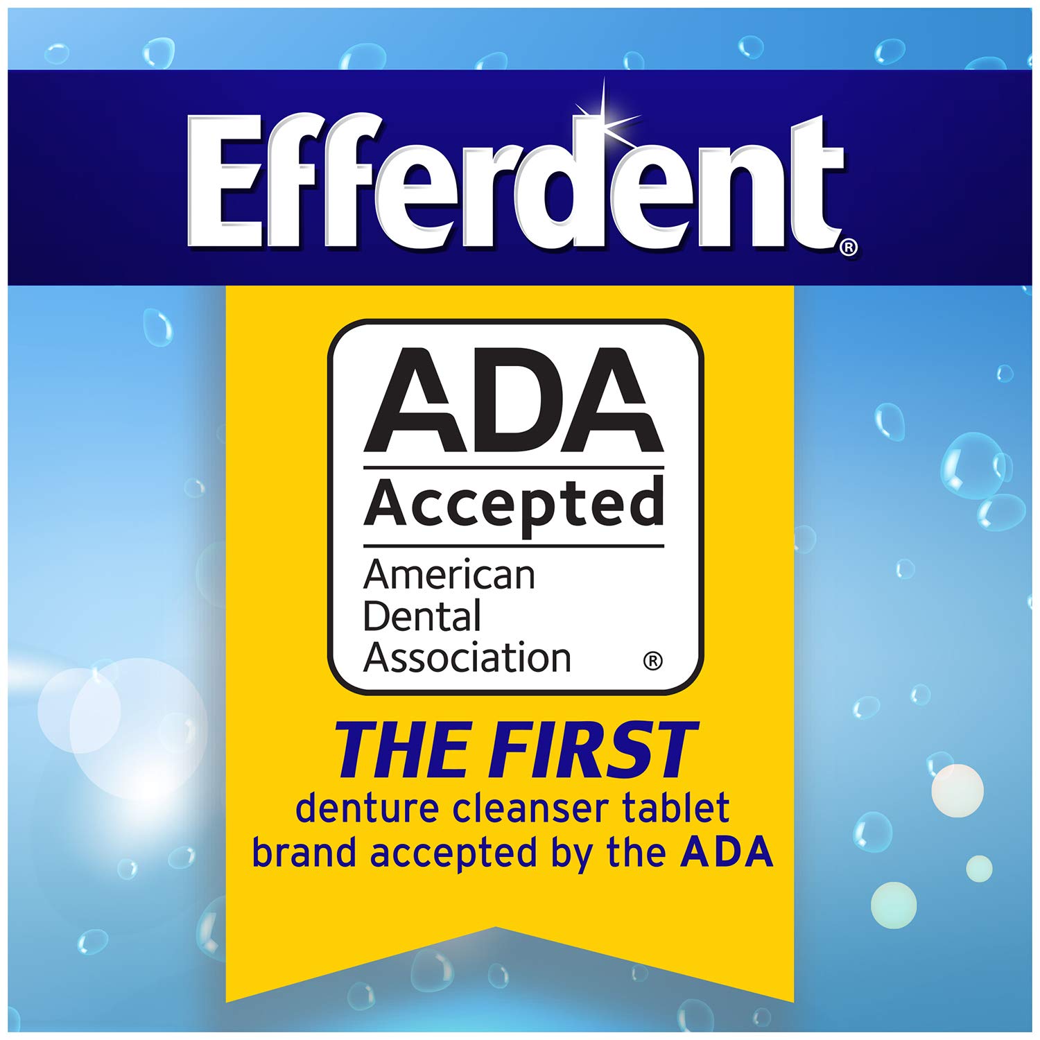 Efferdent Denture Cleanser Tablets, Complete Clean, 126 Tablets: Health & Personal Care