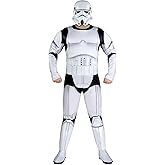 STAR WARS Stormtrooper Adult Costume - Padded Jumpsuit with Plastic Mask