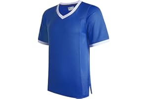 D DEHANER DEHANER Blank Football Jerseys for Men Unisex Workout Fitness Shirts Sports Uniform Casual Outfits