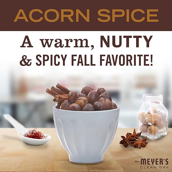 MRS. MEYER’S CLEAN DAY MULTI-SURFACE EVERYDAY CLEANER, ACORN SPICE SCENT, 16 FL OZ BOTTLE