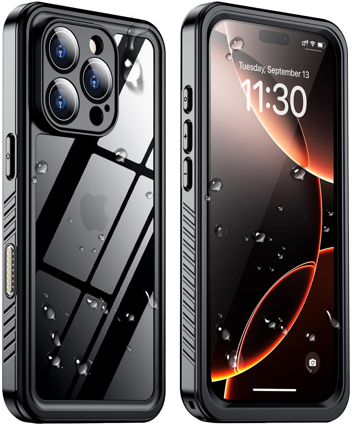 Photo 1 of 2025 New Designed for iPhone 16 Pro Max Case Waterproof, [Built-in Screen Protector & Glass Camera Protector][Full Body Shockproof][IP68 Underwater][Dropproof] Phone Case for iPhone 16 Pro Max 6.9"