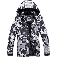 Women's Mountain Waterproof Ski Jacket Windproof Rain Jacket