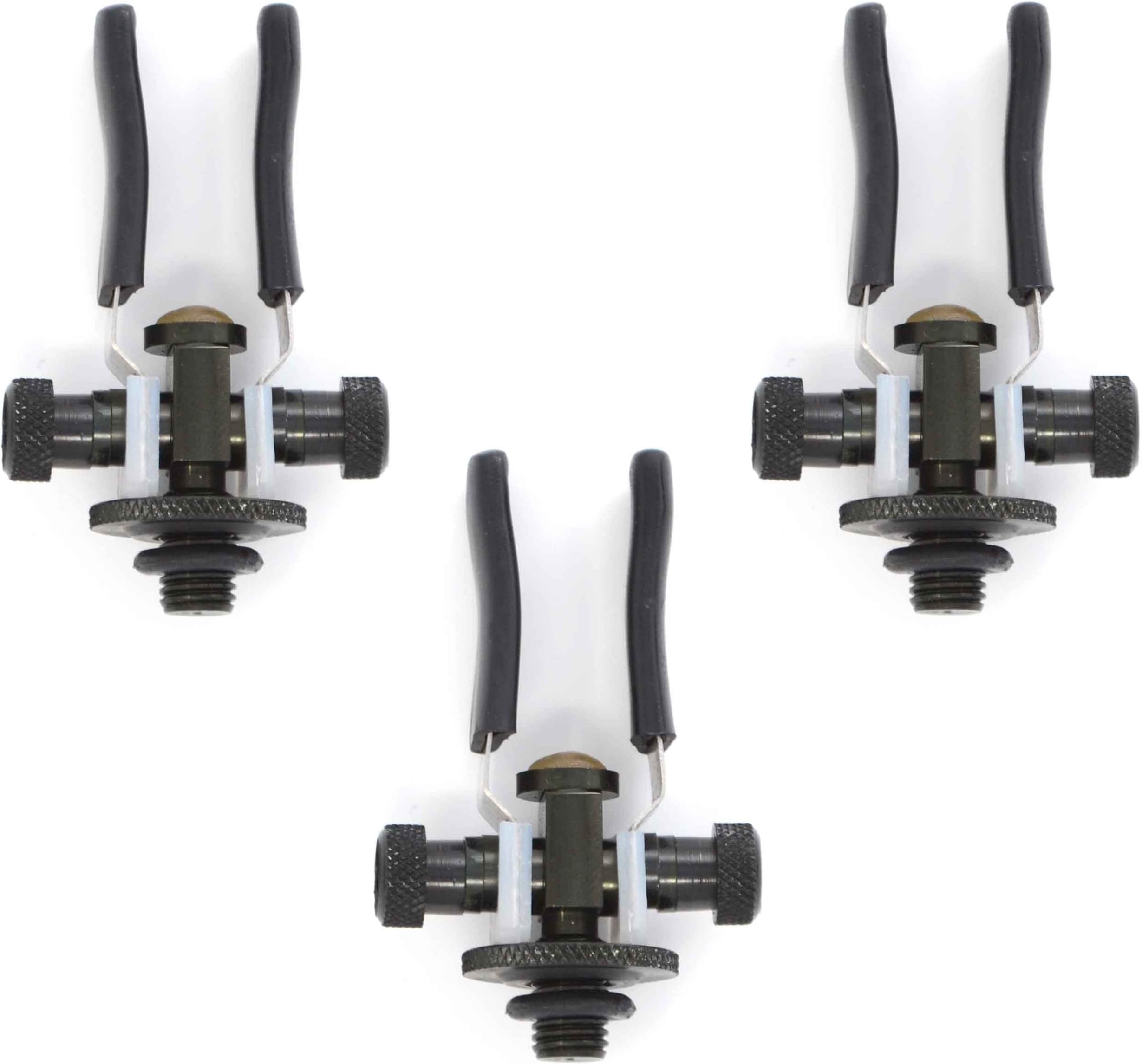 3 Pack of Phoxinus Anodised Aluminium Butt Rests. Adjustable rod rests to suit virtually all rods, rod pods, bank sticks etc. Ideal back rests for carp, course and match fishing etc