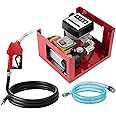 Mstge Diesel Transfer Pump 110V, Self Priming Electric Fuel Pump 16 GPM, 550W Electric Diesel Fuel Transfer Pump w/Meter, 13' ft Hose & Fuel Nozzle Kit