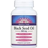 Heritage Store Black Seed Oil 650 Mg, 90 Count