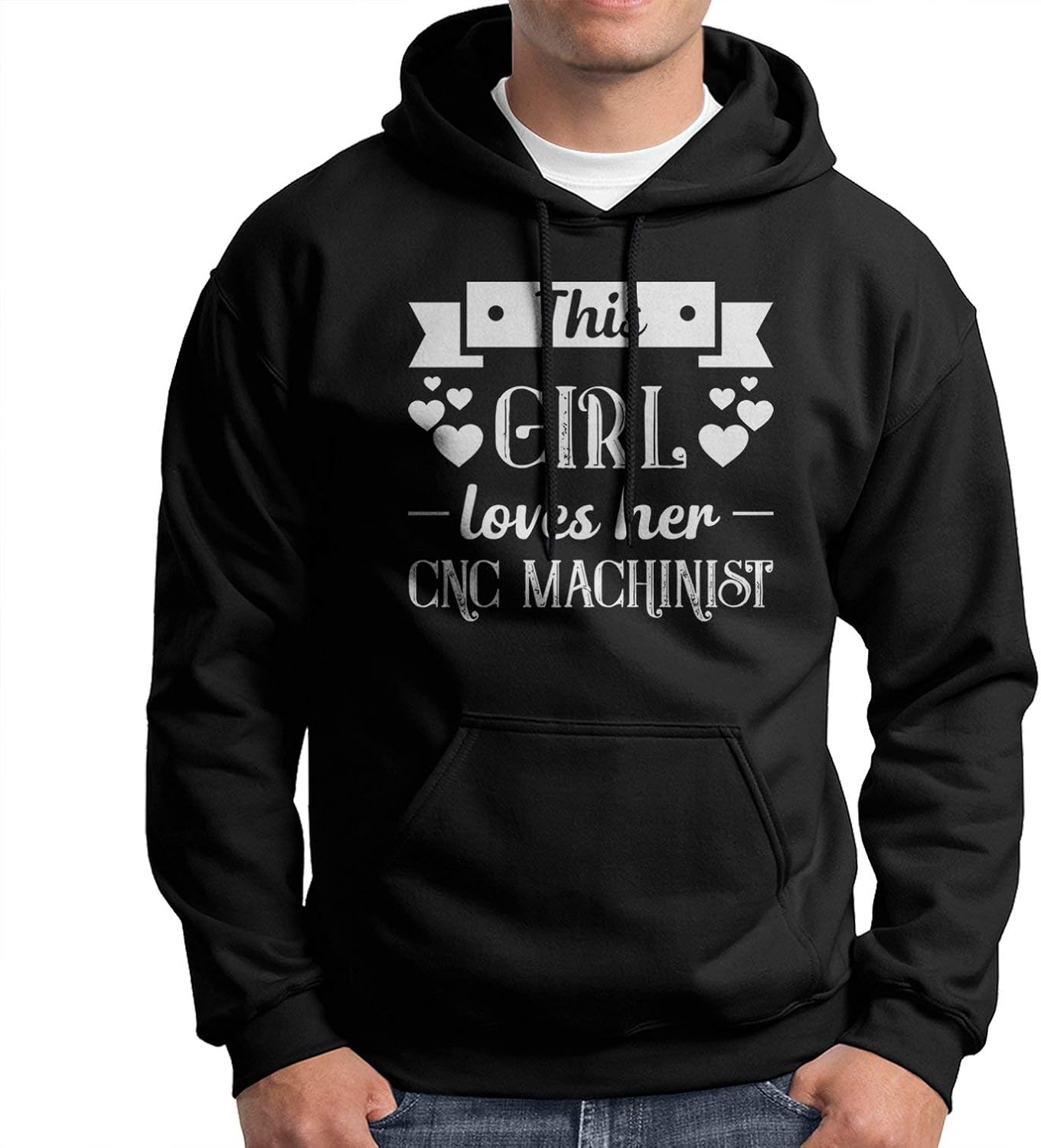 This Girl Loves Her CNC Machinist Hoodies for Womens, CNC