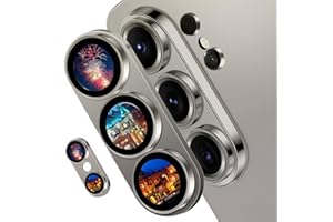 TZGZT Camera Lens Protector for Samsung Galaxy S26 Ultra, One-piece Metal Manufacturing, Unbreakable Shatterproof, Screen Pro