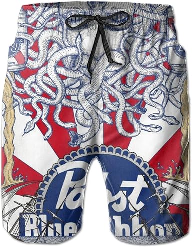 pabst blue ribbon swim trunks