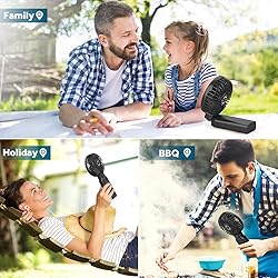 EasyAcc Portable Travel Fan [Max 53H Cooling