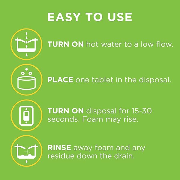 AFFRESH GARBAGE DISPOSAL CLEANER, REMOVES ODOR-CAUSING RESIDUES, 3 TABLETS
