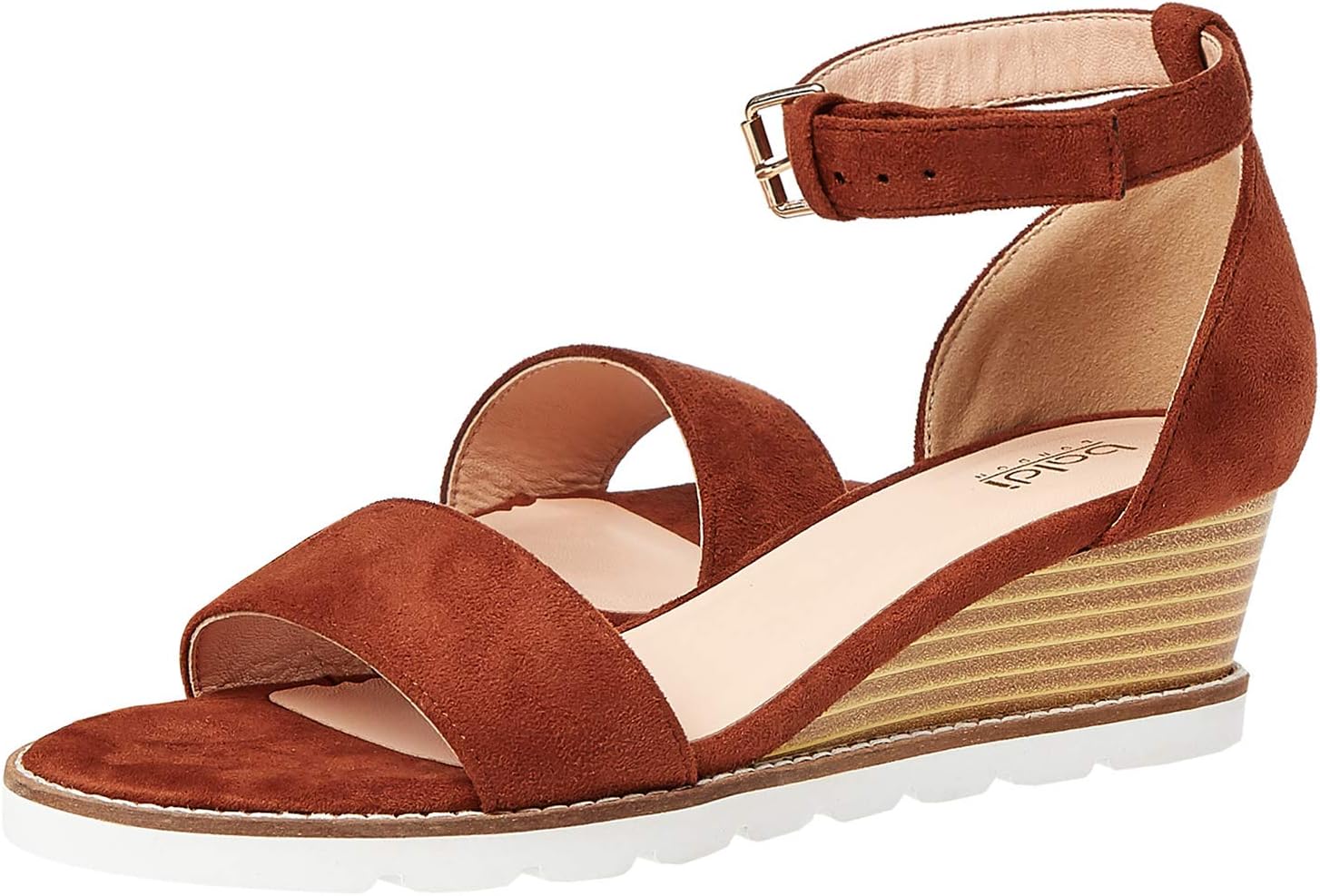 Baldi London Wedge Casual Sandals For Women Tan Buy