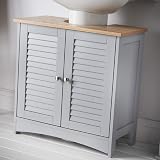 ice cream what's your flavour? 3-Piece Bathroom Furniture Set Grey view 3