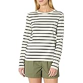 Amazon Essentials Women's 100% Cotton Regular-Fit Long-Sleeve Crewneck T-Shirt