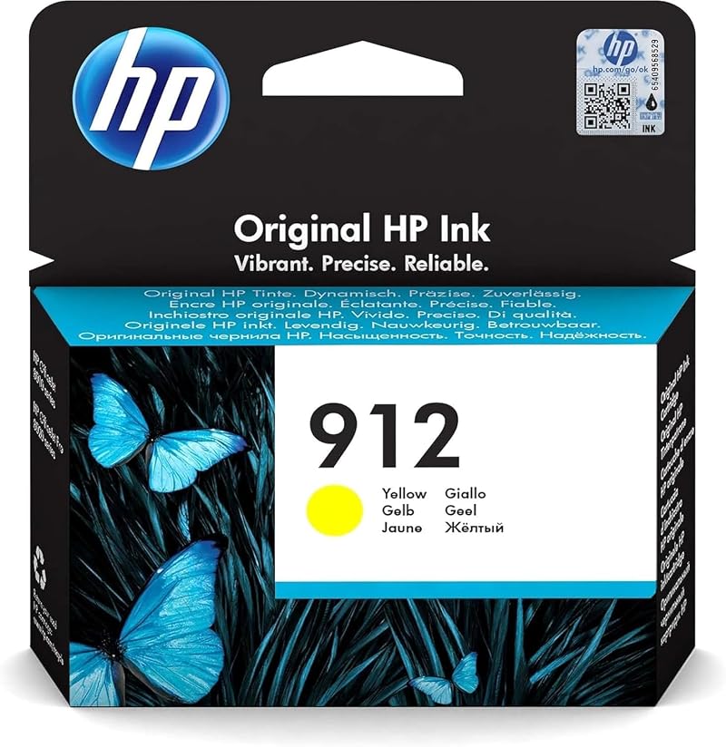 HP 3YL79AE 912 Original Ink Cartridge Yellow Single Pack