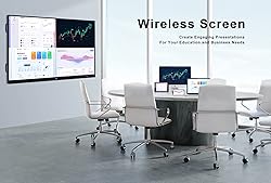 TIBURN R1 75" Smart Board, Touchscreen Display, 4K