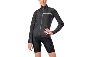 CASTELLI Women’s Squadra Stretch Jacket Windproof Zip Up Shell with High Collar for Road and Gravel Biking I Cycling
