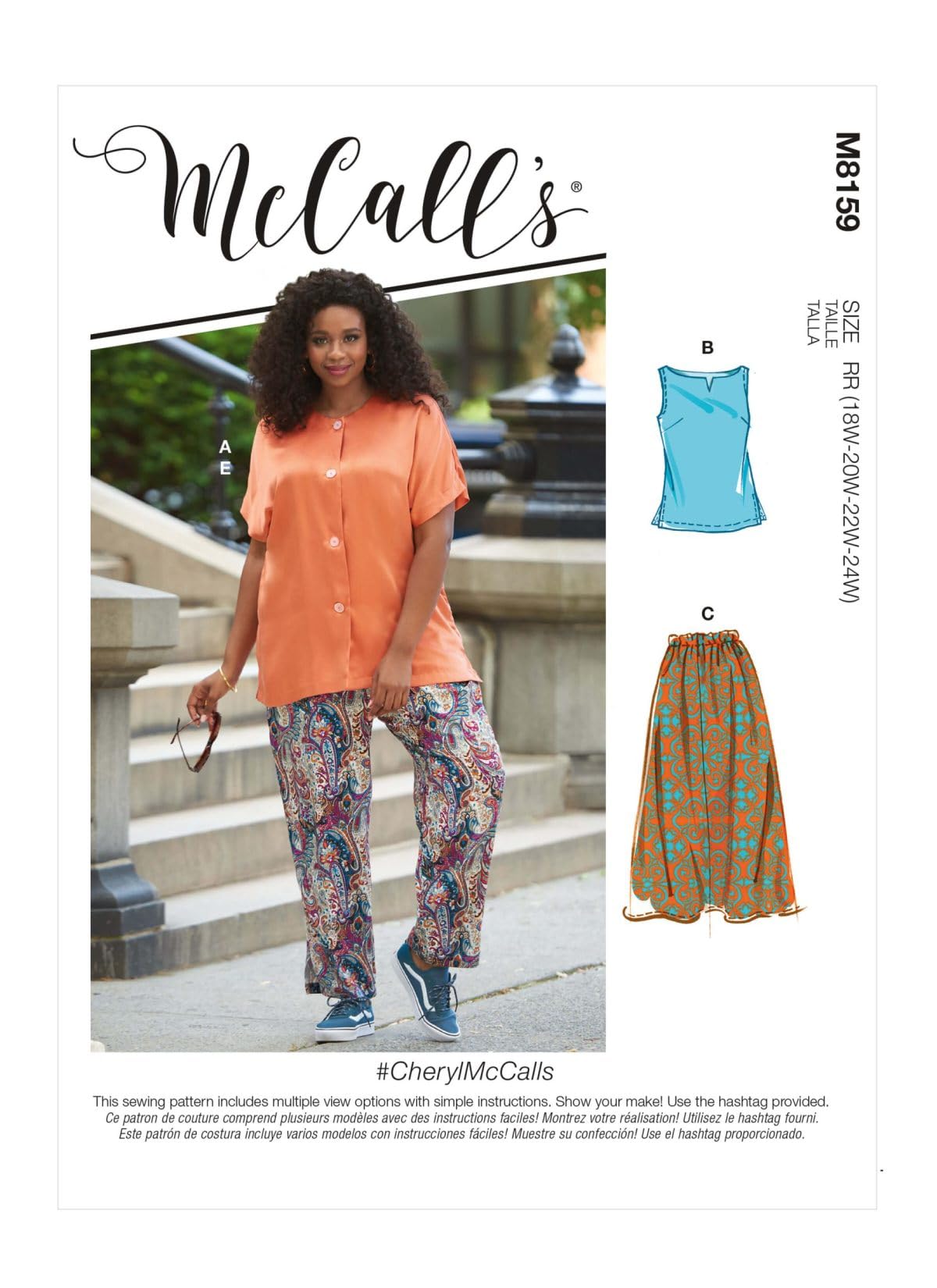 McCall's M8159RR Plus Size Sportswear