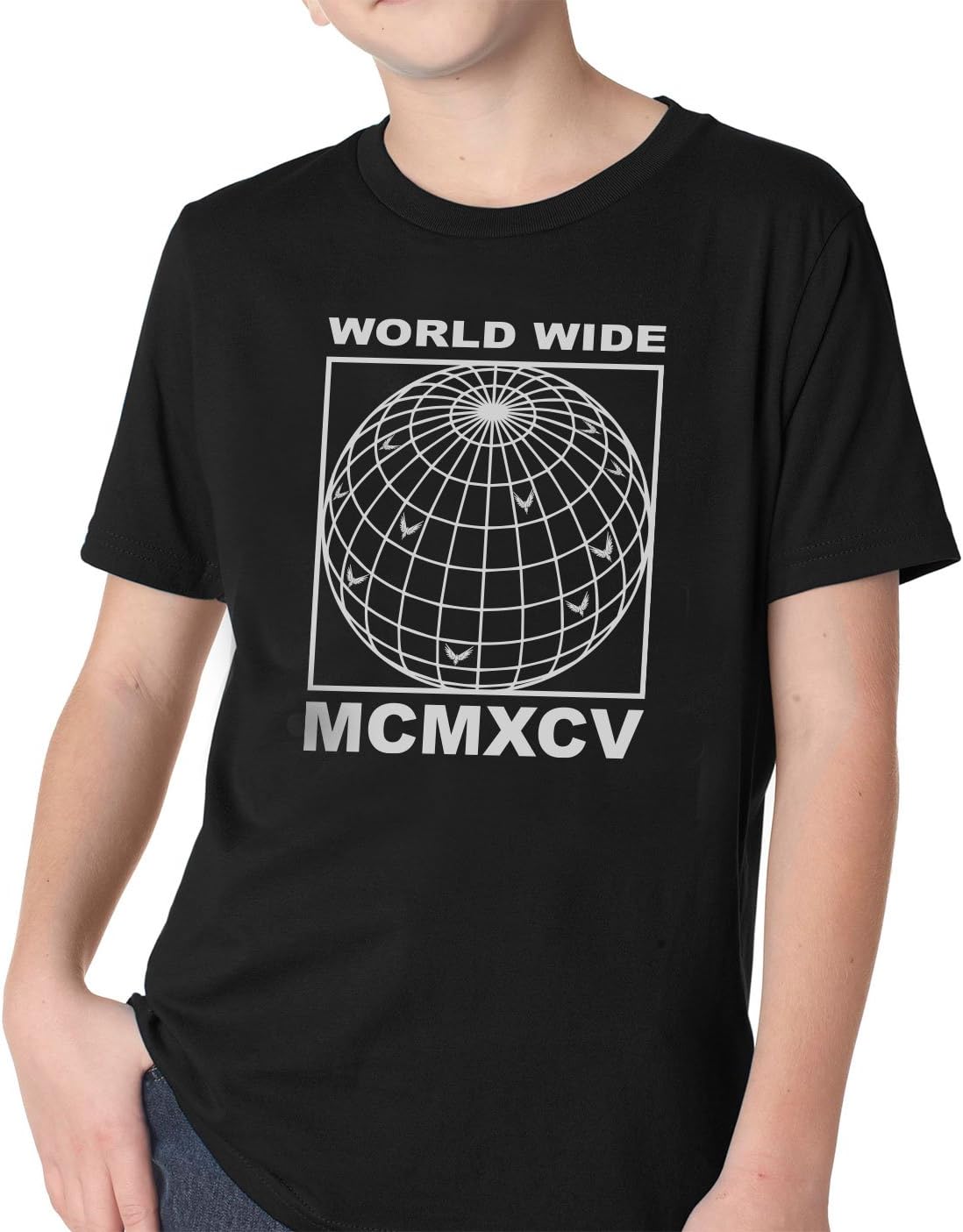 JAM Clothing Maverick Birthday Drop T-Shirt World Wide Black Teens, Kids & Adults Sizes