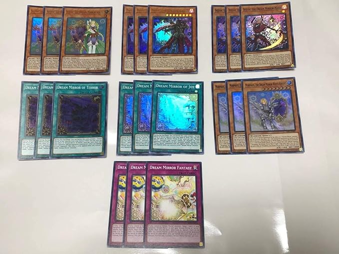 Amazon 遊戯王 英語 Dream Mirror デッキパーツ 7種21枚 ドリームミラー 海外先行 Ikelos Morpheus セット おもちゃ ホビー