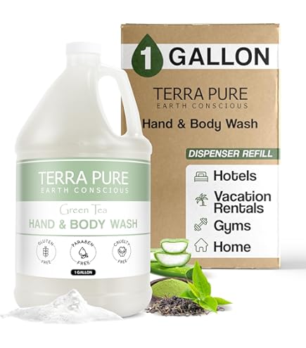 EARTH BALL LOTION Green 5ml　匿名発送　送料込 Amazon.com : Terra Pure Green Tea Hotel Body Lotion | 1 Gallon