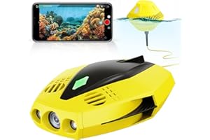 CHASING DORY Underwater Drone - Palm-Sized 1080p Full HD Underwater Drone with Camera for Real Time Viewing, APP Remote Control (Y ellow)