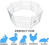 VivaPet Double Dragon Pet Playpen 55in Foldable Galvanized Metal Mesh Cover view 6
