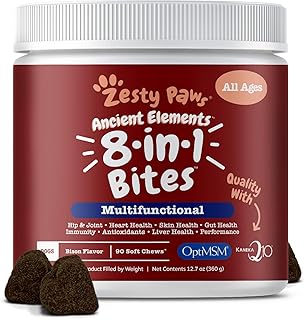 zesty paws senior advanced multivitamin for dogs