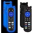 Pack of 2 Remote for Roku Remote, for Roku Player, for All Roku TV Remote, for Roku Box 1 2 3 4, Express, Premiere, Ultra, TCL Hisense Onn Roku TV with Anti-Lost Case