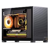 JONSBO D32 STD Micro-ATX PC Case,High Compatibility Mini Desktop Case, Support MATX Back-Connect/BTF MB,365mm GPU/240AIO/163mm Air Cooler, ATX/SFX-L/SFX PSU, USB3.2 PC Gaming,Black