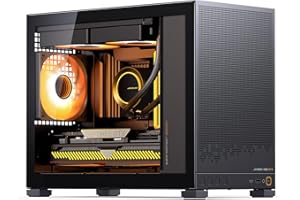 JONSBO D32 STD Micro-ATX PC Case,High Compatibility Mini Desktop Case, Support MATX Back-Connect/BTF MB,365mm GPU/240AIO/163m