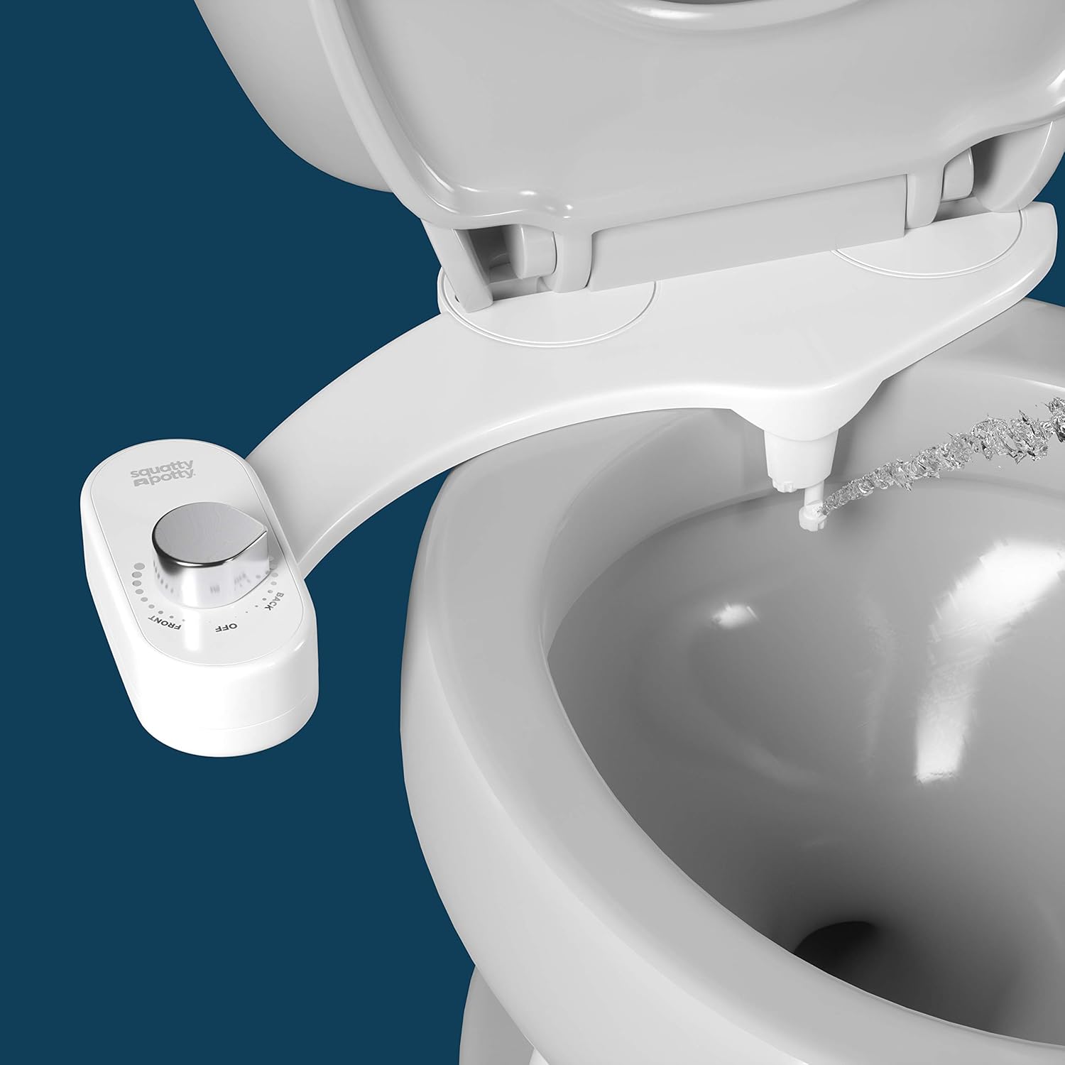 Squatty Potty DualStream Bidet Fresh Water Non Electric Toilet Attachment with Adjustable