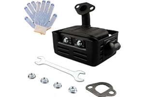 RETEPIF GX160 GX200 Muffler Exhaust Silencer Assembly 18310-ZF1-000 for 5.5HP 6.5HP Engine Motor Honda and Clone GX120 159cc 196cc 212cc