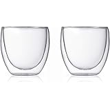 Bodum Canteen Coffret 6 Verres Double Paroi 20 Cl – Isothermes, Borosilicate, Chaud/Froid Sans Brûlure