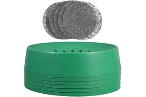 UTHCLO 6Pcs Plastic Pigeon Nest Bowls Round Bird Nesting Bowls Pigeon Breeding Egg Trays for Cage and