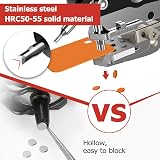 Preciva Belt Hole Puncher 10 Sizes with 6 Extra Punches Ruler Stainless Steel view 2