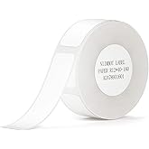 NIIMBOT Thermal Label Maker Paper 0.47"×1.57" White Stickers Waterproof Tear-Resistant Replacement for D11/D110 Label Printer Office&Home 160 Labels/Roll (12×40mm)
