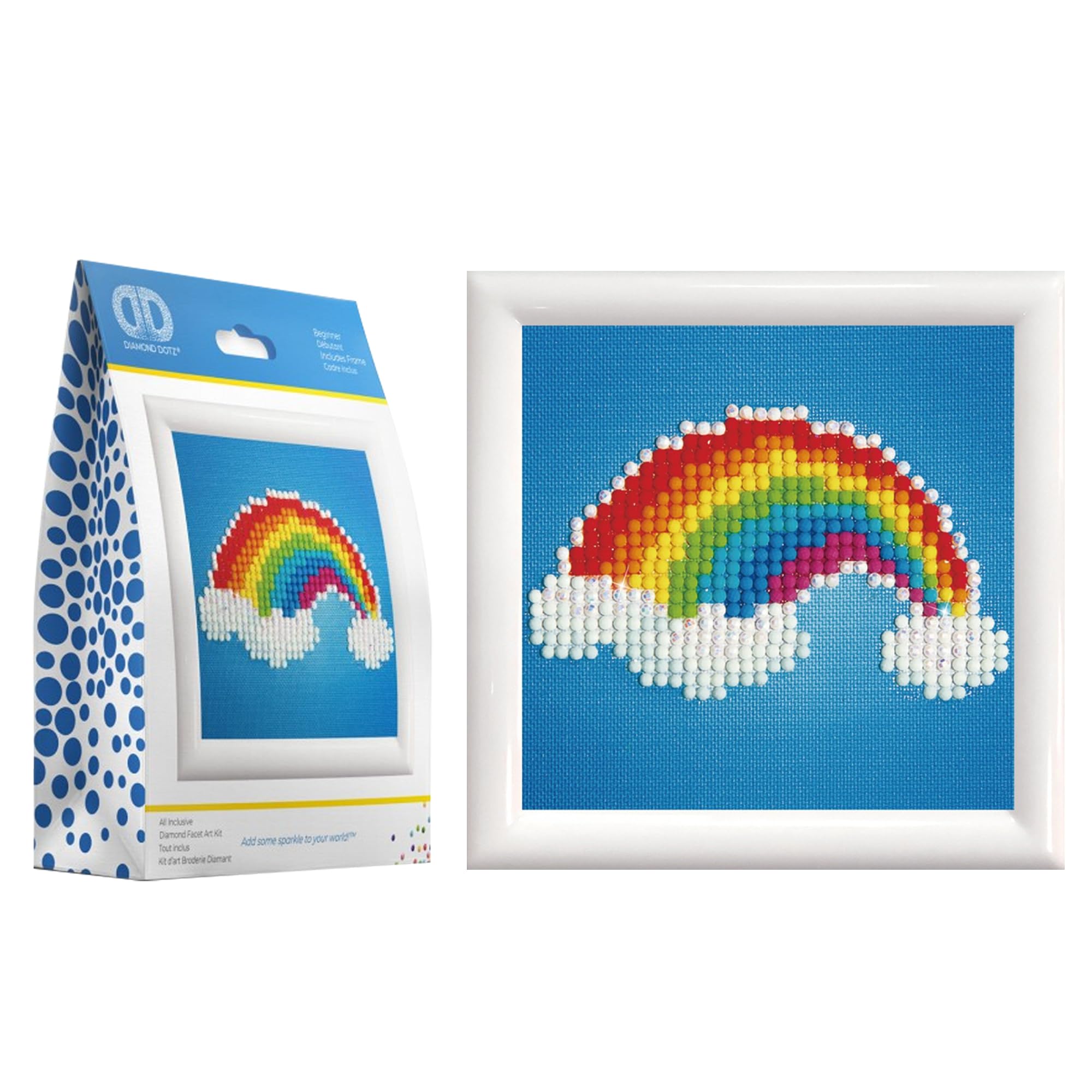 Diamond Dots Painting Kit, Beginner Kit with Frame, DD1F