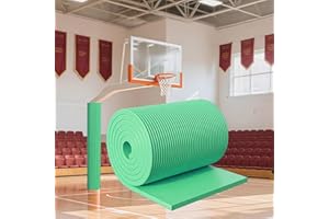79" Basketball Pole Pad, Extra-Wide Soft Foam Basketball Post Protector Pads, Self-Adhesive Wraparound Safety Padding for Gar